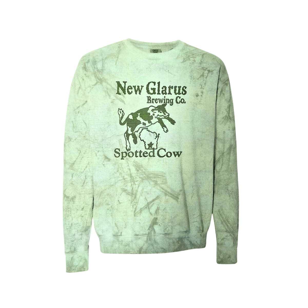 Spotted Cow Crew Neck Sweatshirt