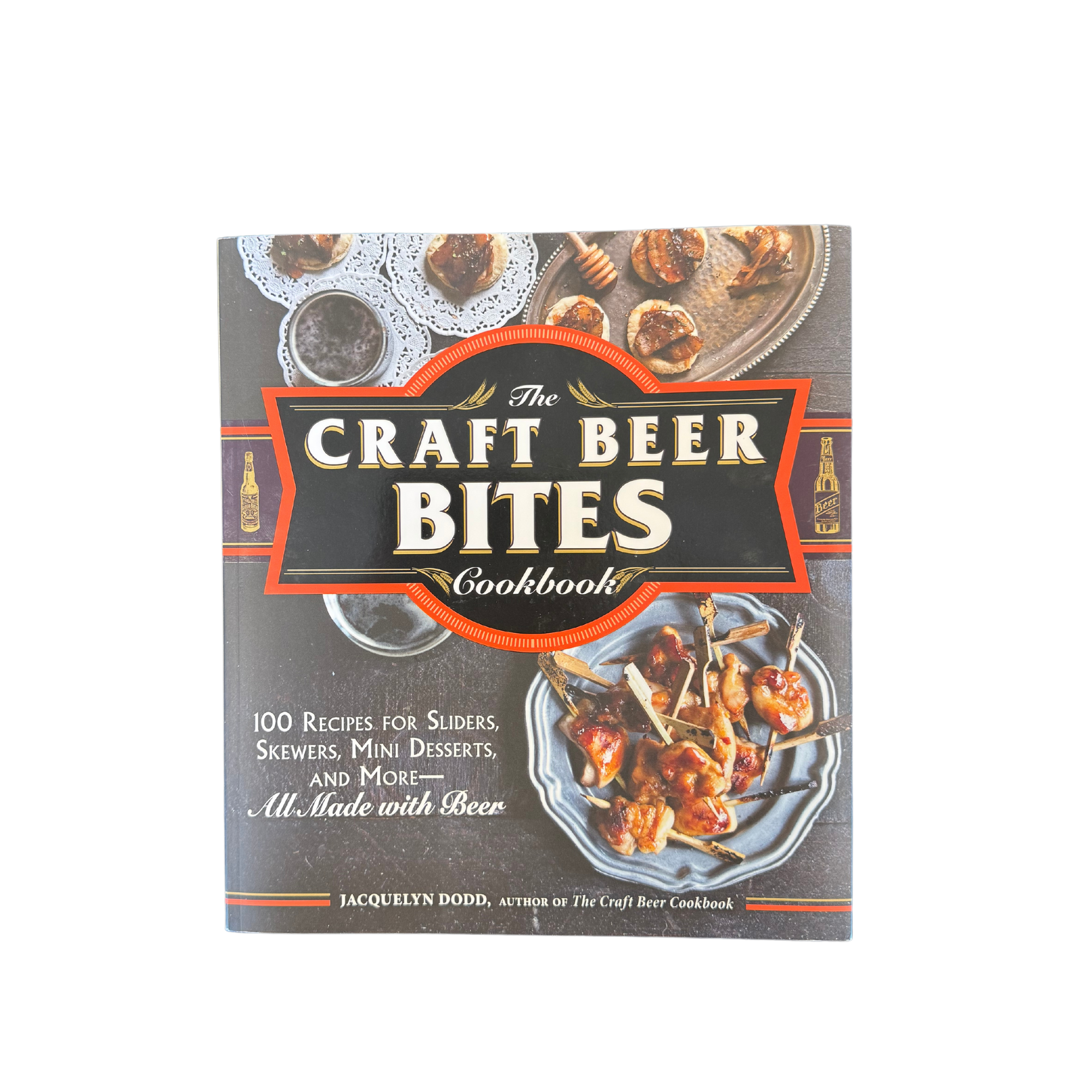 Cookbook with 100 delicious craft beer recipes. 