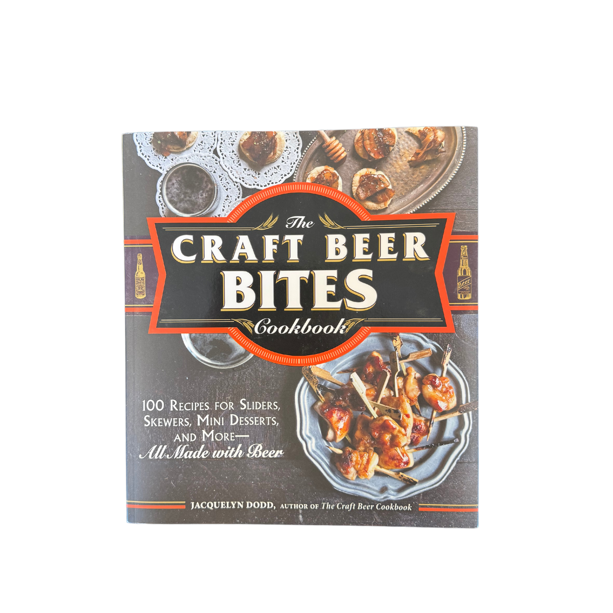 Cookbook with 100 delicious craft beer recipes. 