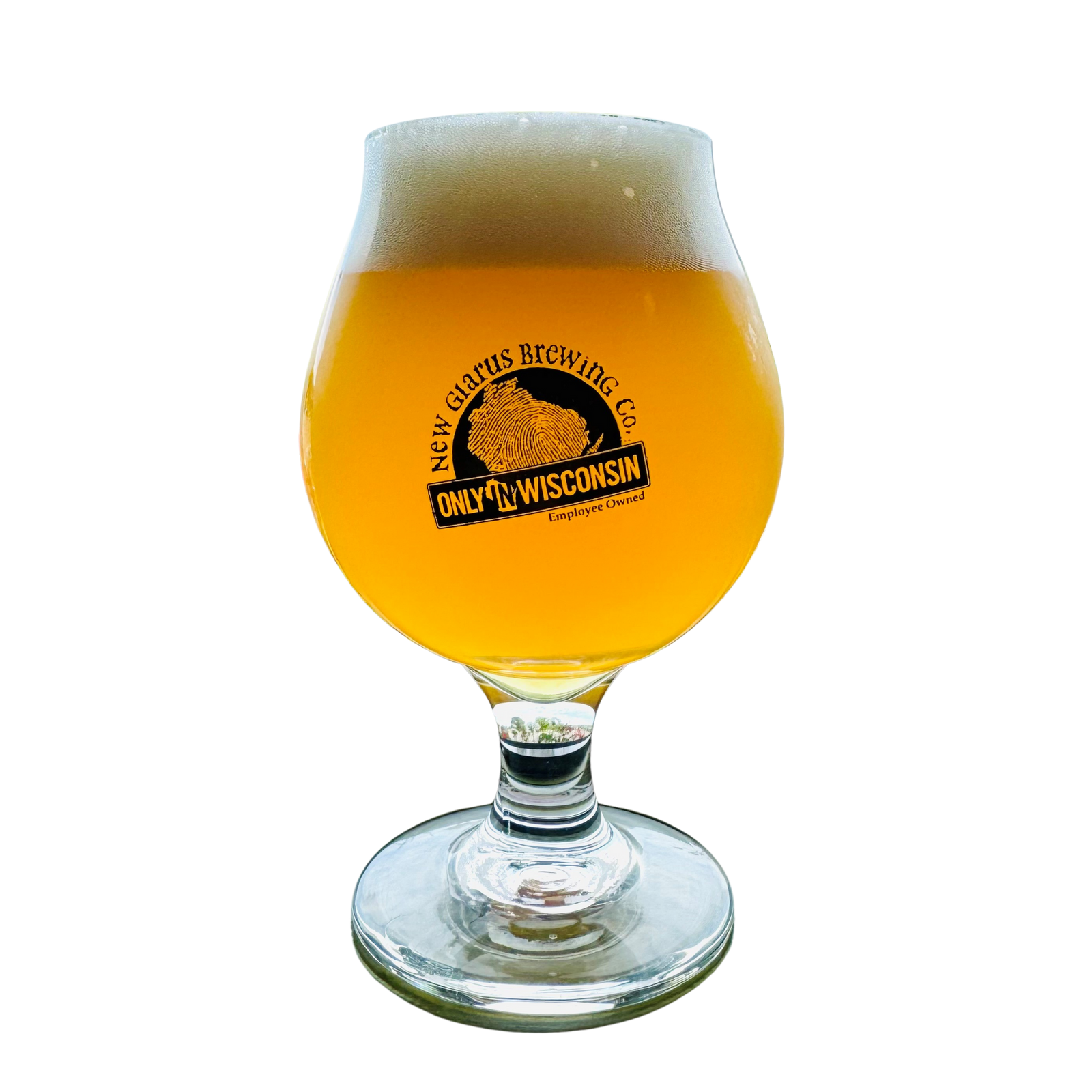 Goblet 16 oz beer glass.