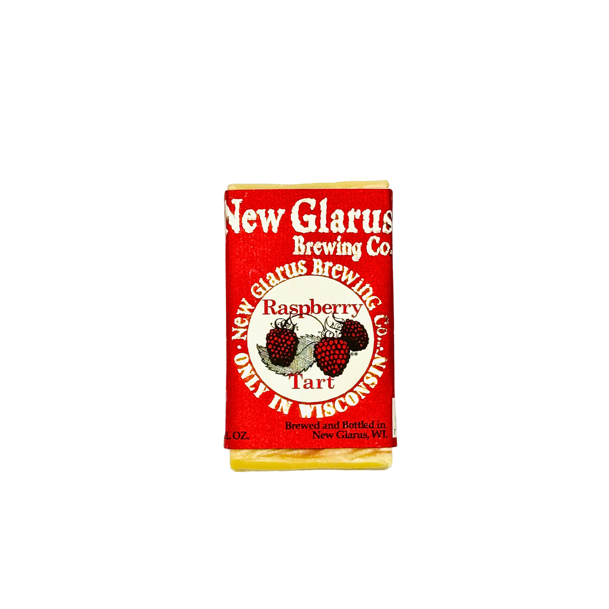 Bar soap made with New Glarus Brewing Co. Raspberry Tart beer.