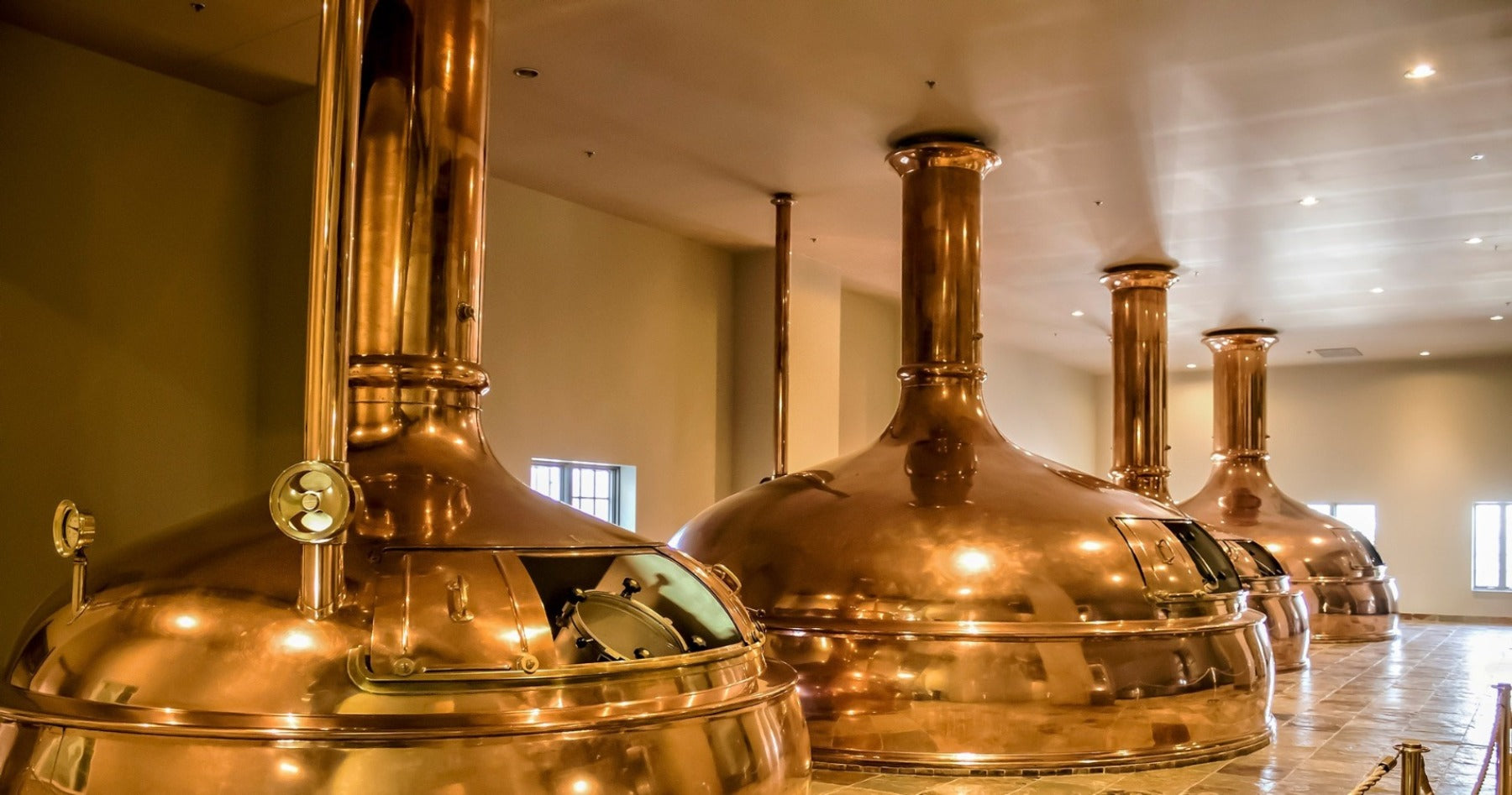 Brew Hall Copper Kettles
