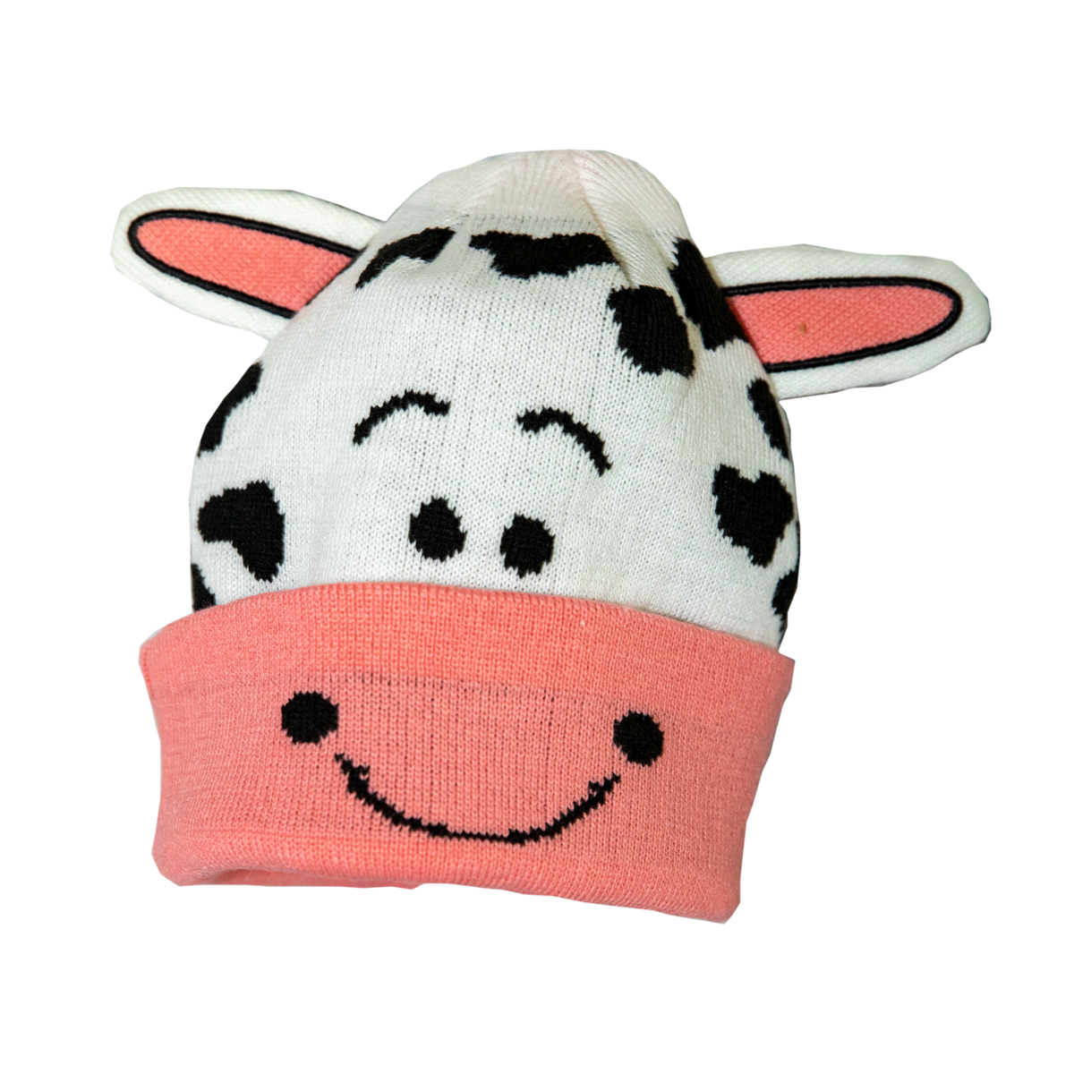 Kids Cow Stocking Hat
